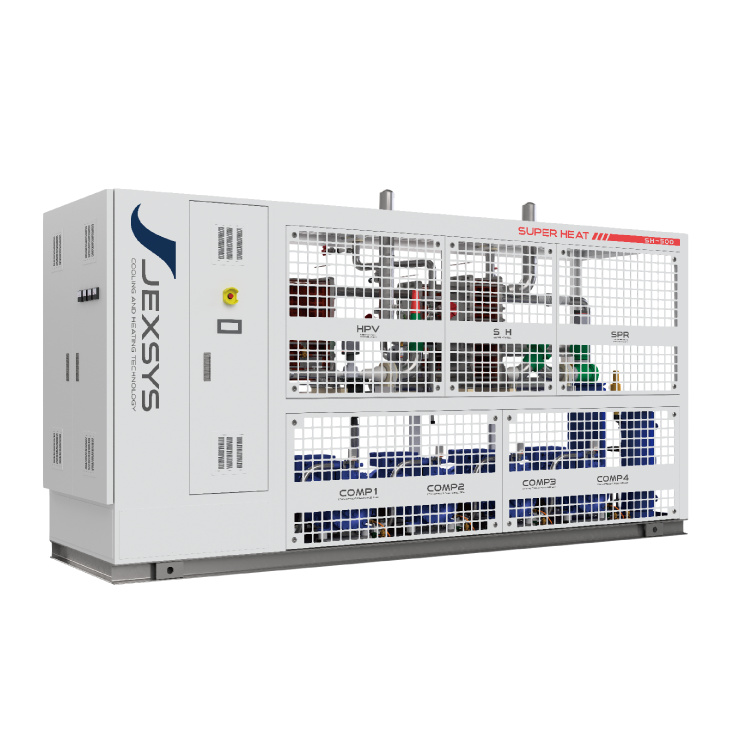 写真:SUPER HEAT 産業用高温 CO2 ヒートポンプ「スーパーヒート」